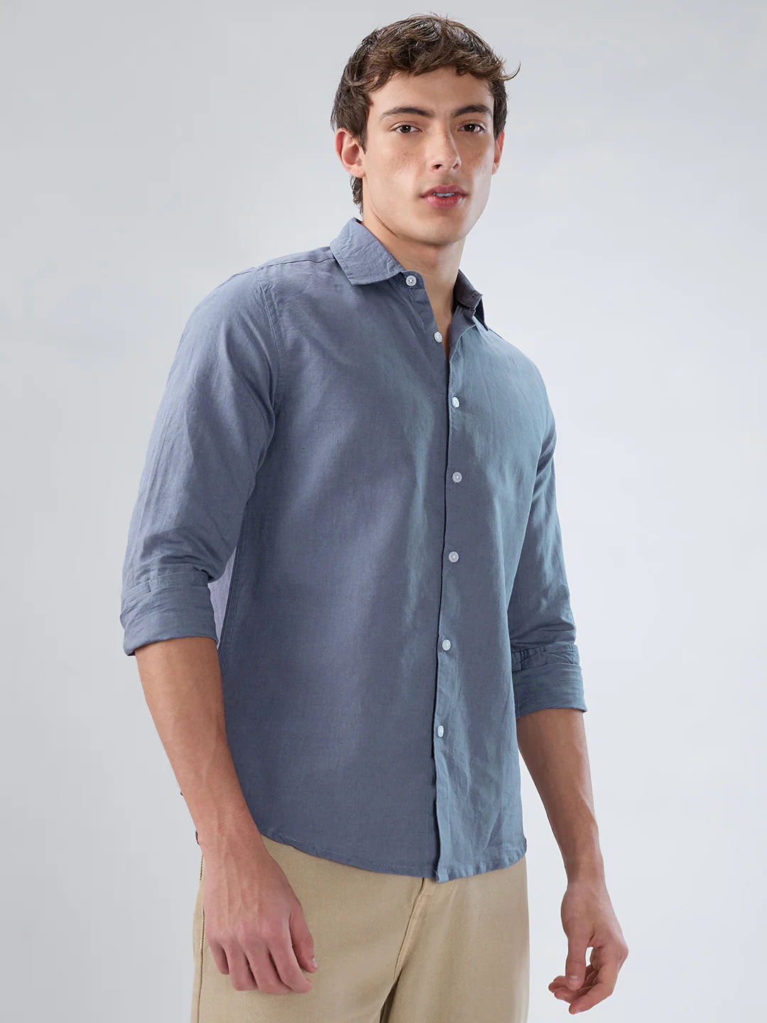 Dusty Lavender Linen Luxe Shirt - Image 6