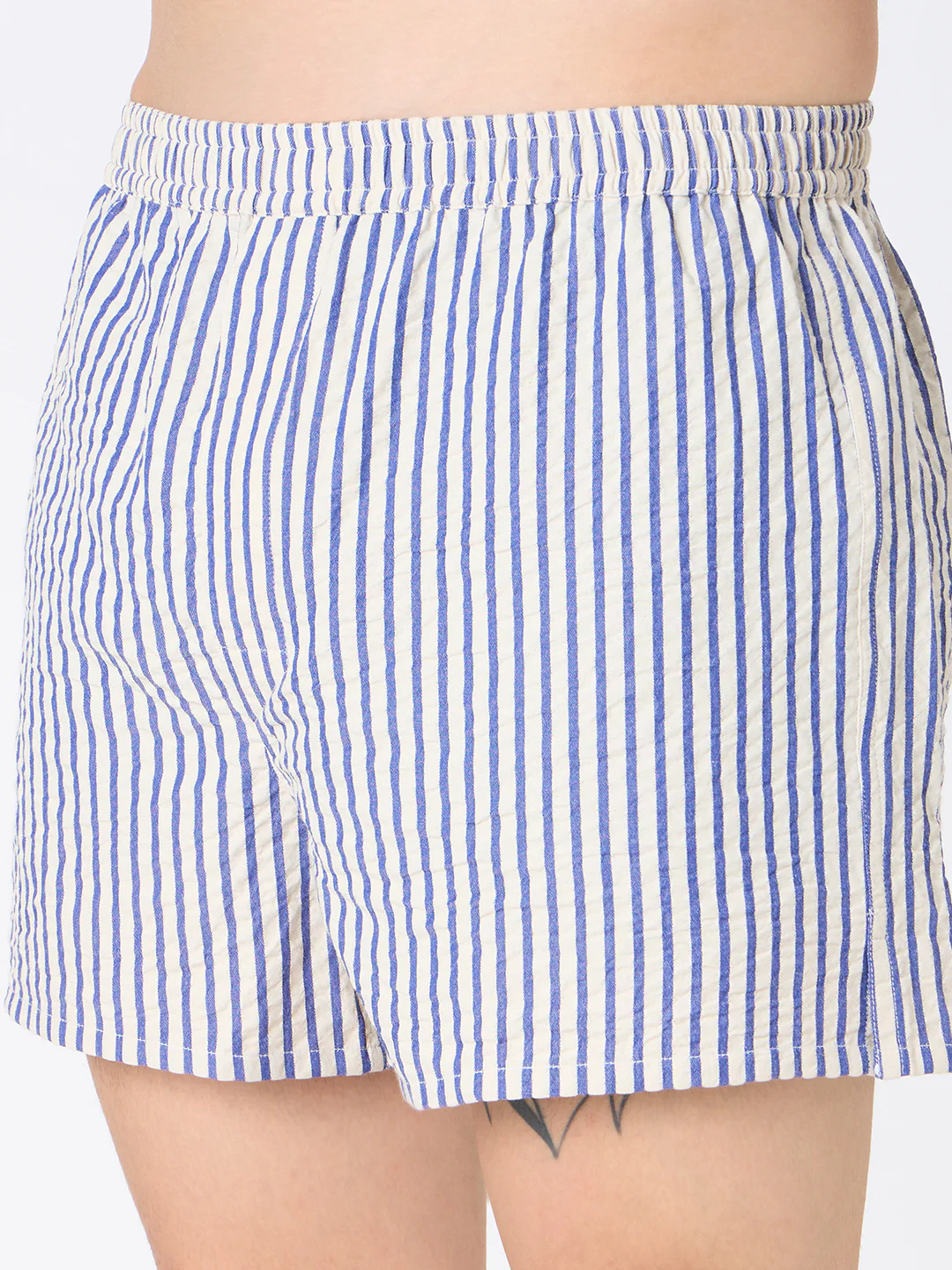 Navy Stripes & Brown Checks Boxers - Image 10