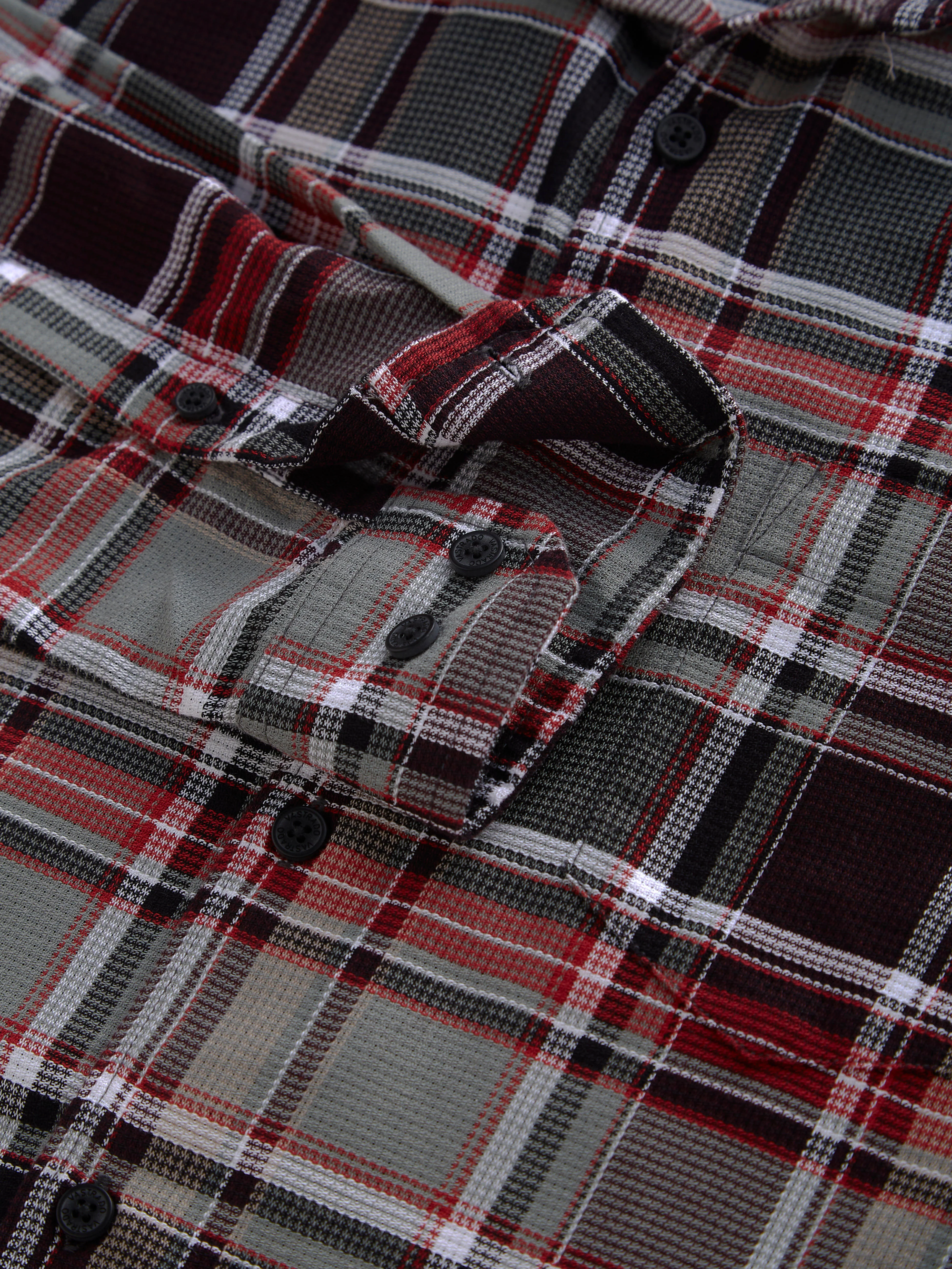 Premium Cotton Vintage Multicolour Checkered Shirt - Image 3