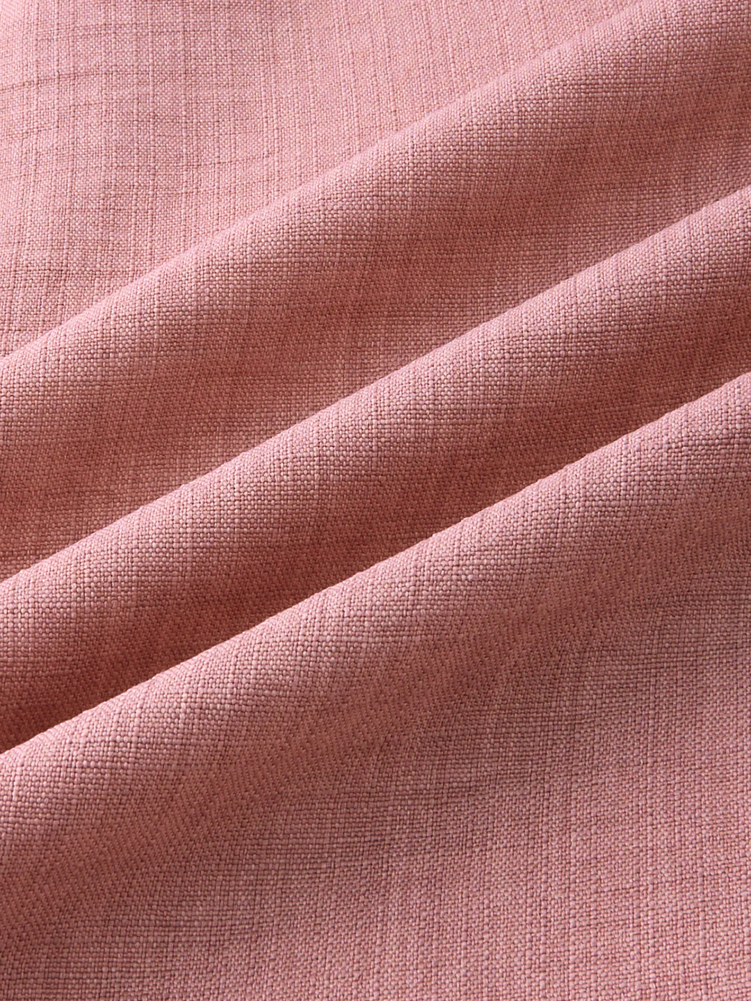 Turkish Rose Pink Slub Textured Side-Slit Button Oversized Crop Shirt - Image 9